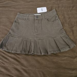 Chic Olive Green Women's Skirt
